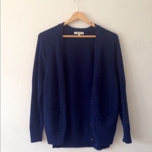 Madewell navy blue cardigan