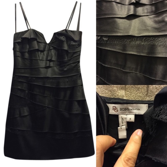(NWOT) BCBGeneration Tiered Cocktail Dress - Picture 2 of 2