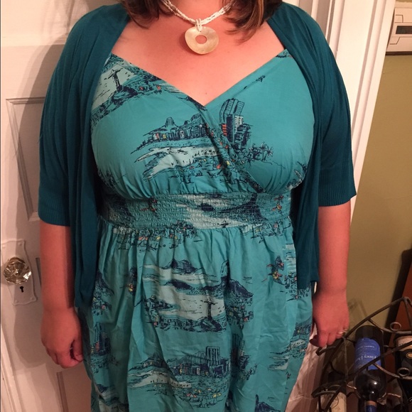 Rio print sun dress