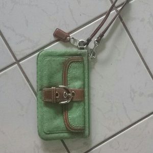 Coach wristlet