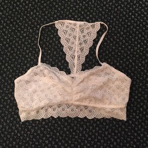 Lacy heart bralette