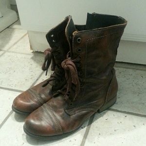 Steve madden troopa combat boots