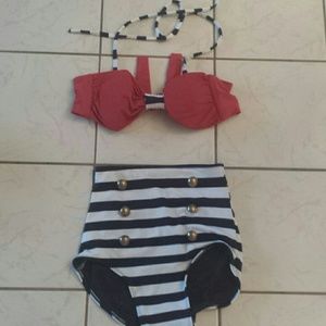 High waisted bikini