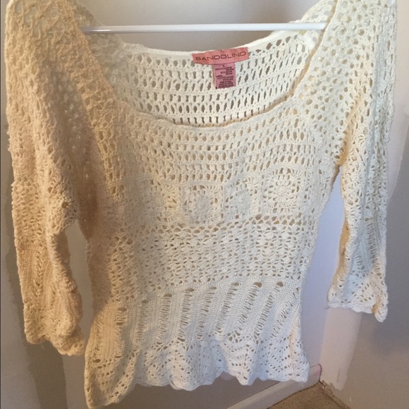 Bandolino Crochet Top