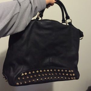 Black studded purse!