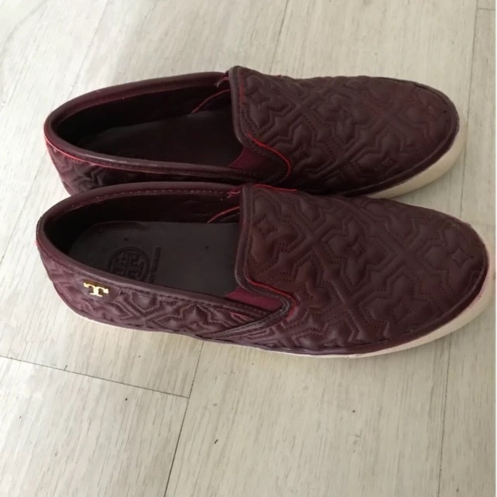 Tory Burch Jesse Quilted Leather Slip-On Sneakers
