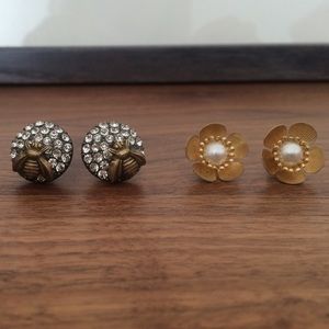 Anthropologie Stud Earrings - 2 pairs!