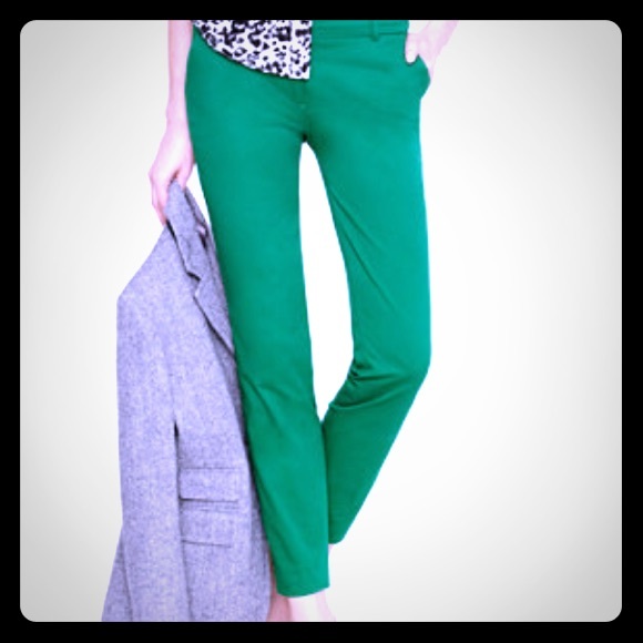 Kelly Green J Crew pants