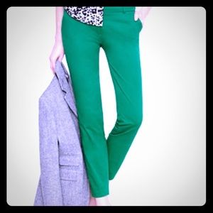 Kelly Green J Crew pants