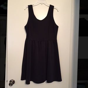 Simple black dress