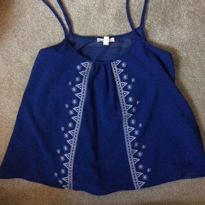 Blue tank top