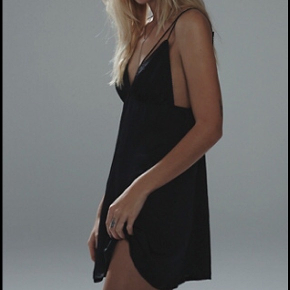 Free People Strappy and slinky satin slip