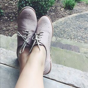Dollhouse lace up flats