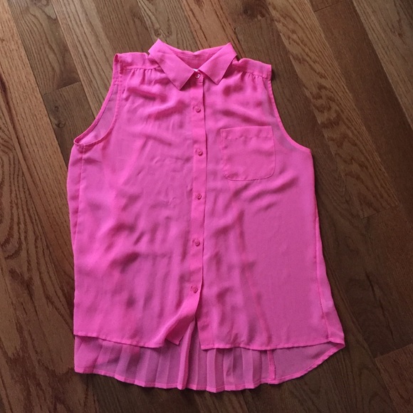 AEO Sleeveless Collared Blouse - Picture 1 of 4