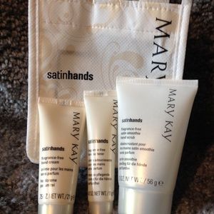 Mary Kay Satin hands