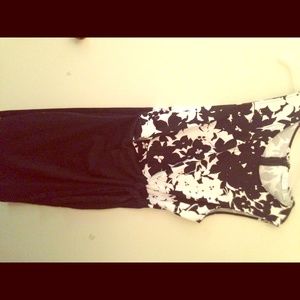 New York and Company black and white dress