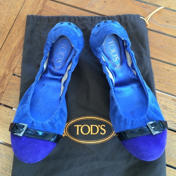 Tod's Shoes - 🎉SALE🎉Tod's blue and purple suede flats