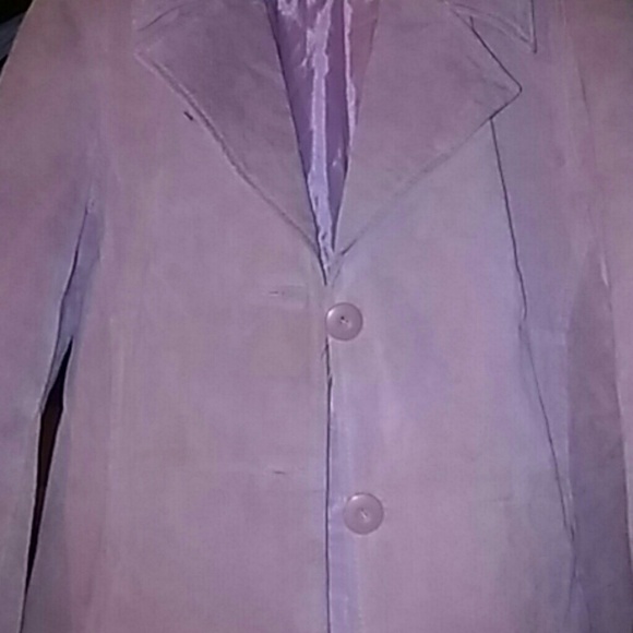 Pink leather coat - Picture 2 of 4