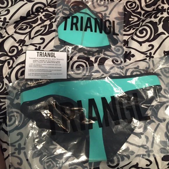 Chloe- Miami Mint Triangl swimsuit