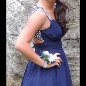 Navy Homecoming dress