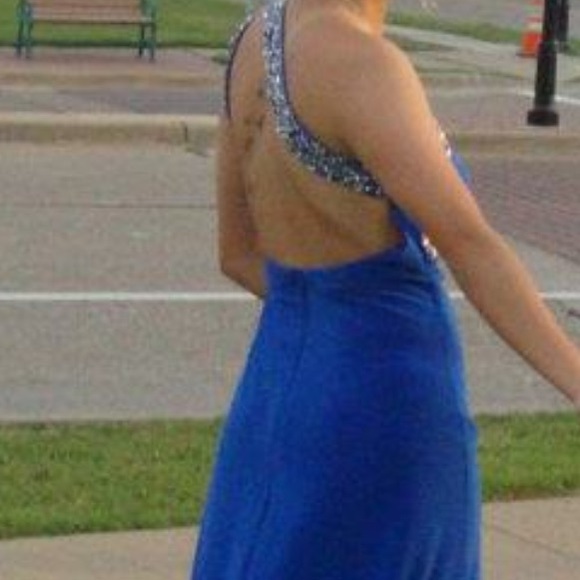 Royal blue prom dress - Picture 3 of 3
