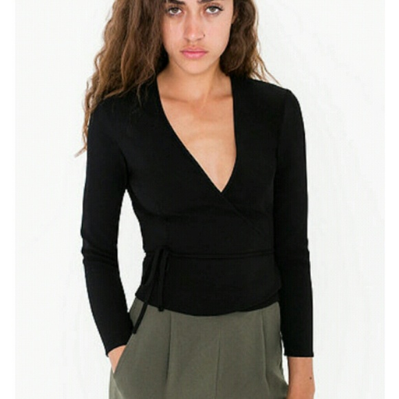 Crepe Wrap Top NWT