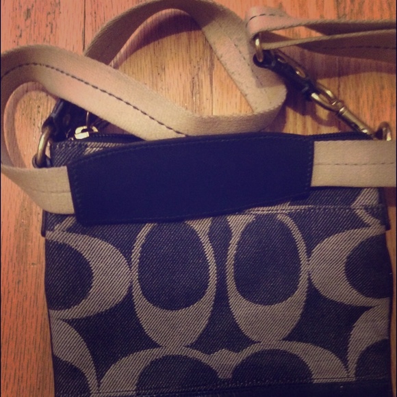 Coach Bags Coach Denim Crossbody Bag With Gold Hardware Poshmark