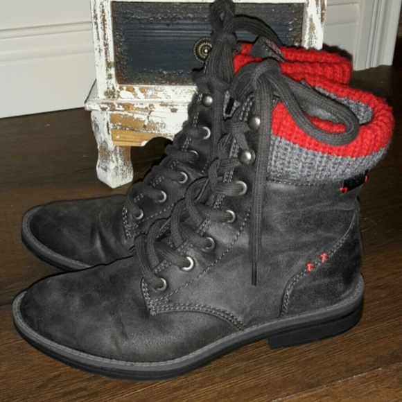 Mad Love Charcoal Gray Boots