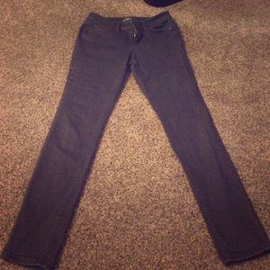 Gray Loft modern skinny jeans
