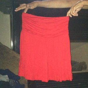 Fun red skirt