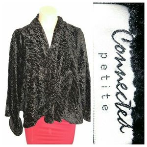 Velvet Textured Evening Wrap