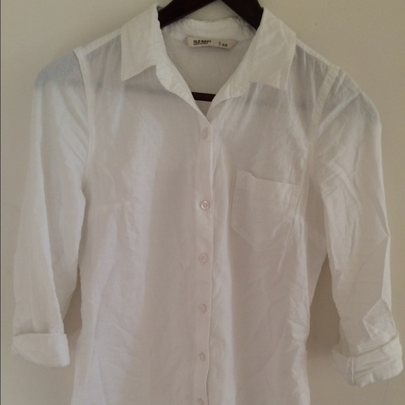 White Button Up Blouse