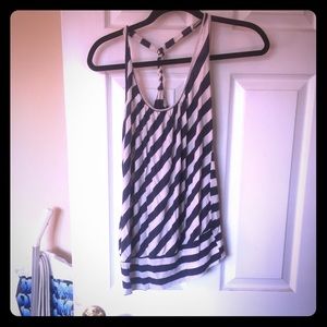 Striped supper tank