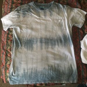 RVCA Tie Dye Striped pocket tee