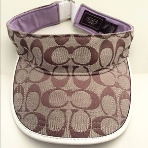 Coach Signature Sun Visor