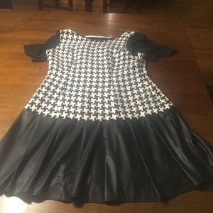 BCBG Houndstooth Dress