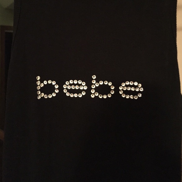 Black Bebe maxi dress