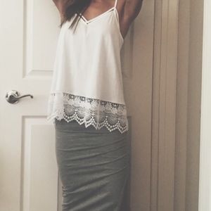 Grey Ruched Maxi