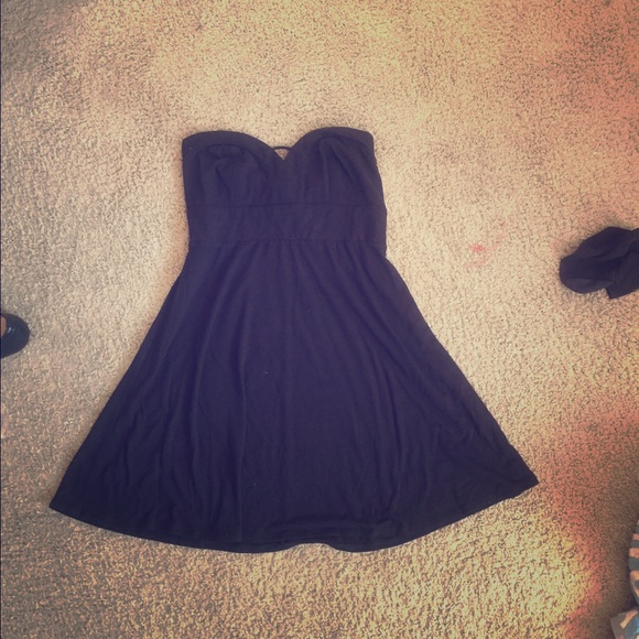 Flowy tube top dress