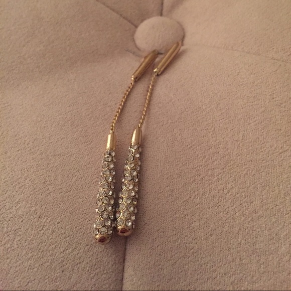 Long crystal bling earrings!