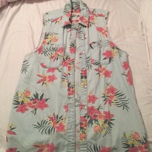 Hawaiian Styled Vest/Top🌸🌴