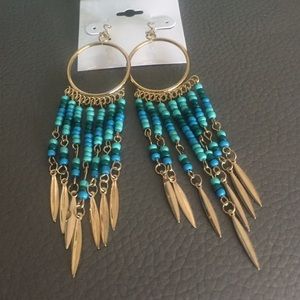 New turquoise earrings