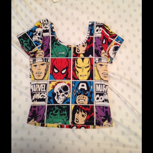 Marvel Crop Top
