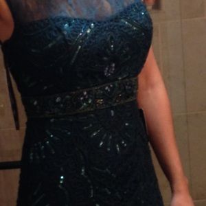 Emerald green, Sue Wong, evening gown