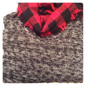 Lightweight dark heather grey sweater 2X NEW!