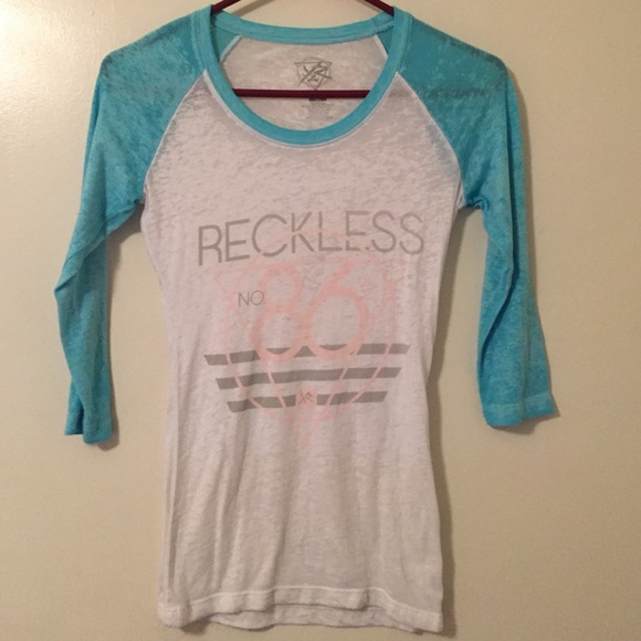 Young and Reckless Quarter Sleeve Top - Picture 1 of 3