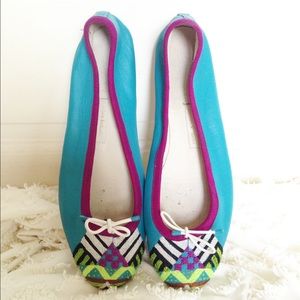 Meher Kakalia Anthropologie Ballet Flats