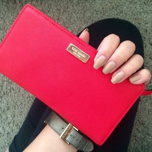 Kate Spade red wallet