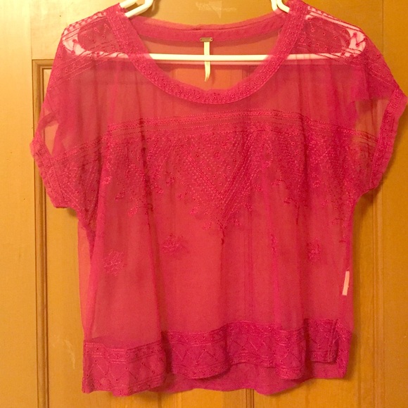 Free People Lace Top