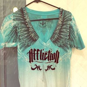 Affliction short sleeve top